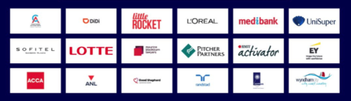Collage of logos