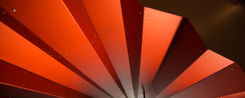 Red roof of an RMIT building.