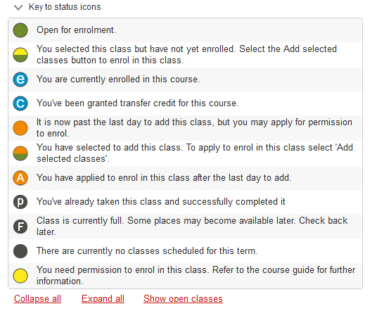 Vocational Education enrolment icons