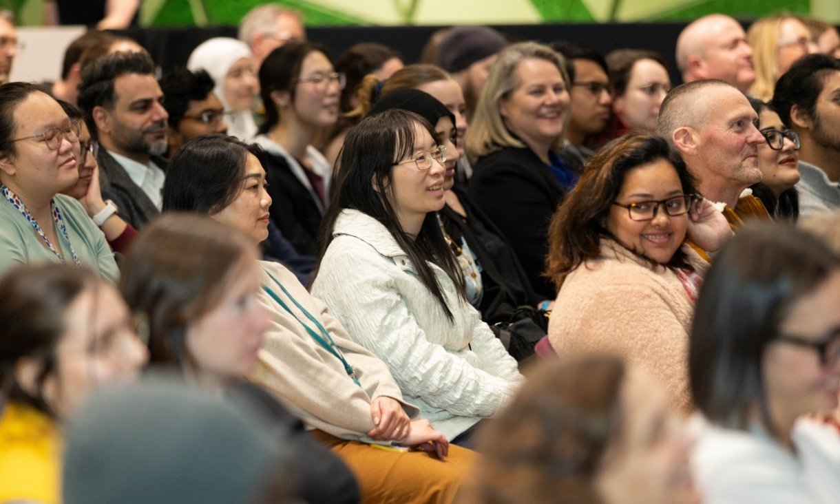 Audience watching event