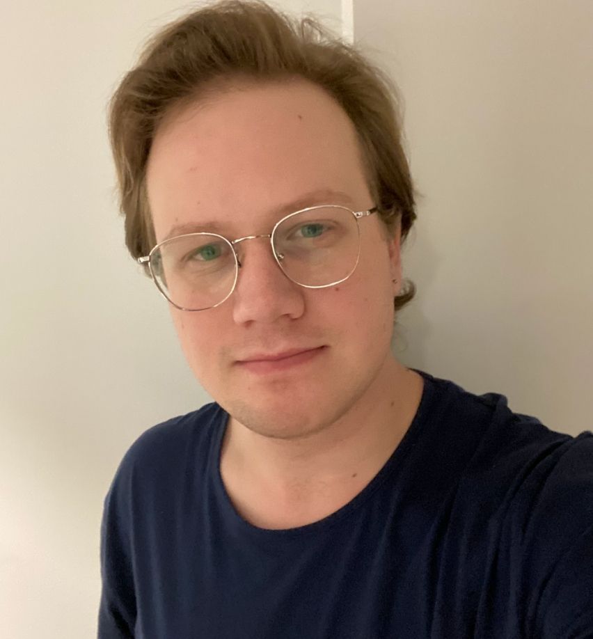 Student looking directly at camera 