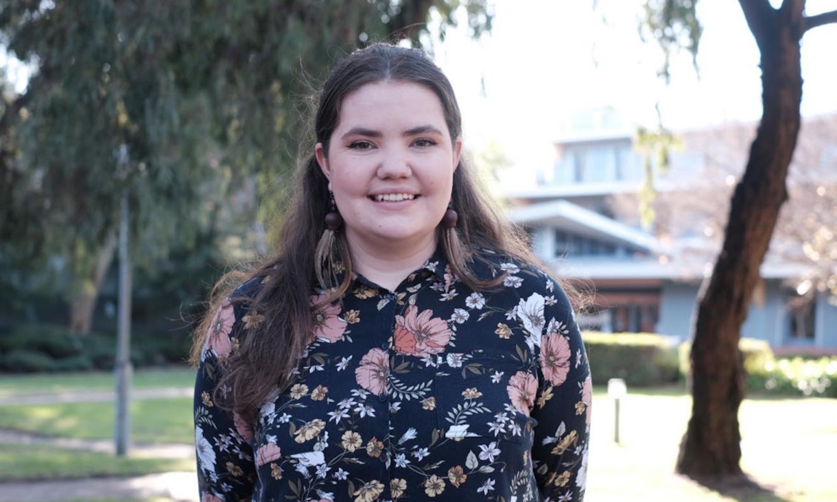 Picture of Indianna Hunt at RMIT Brunswick Campus