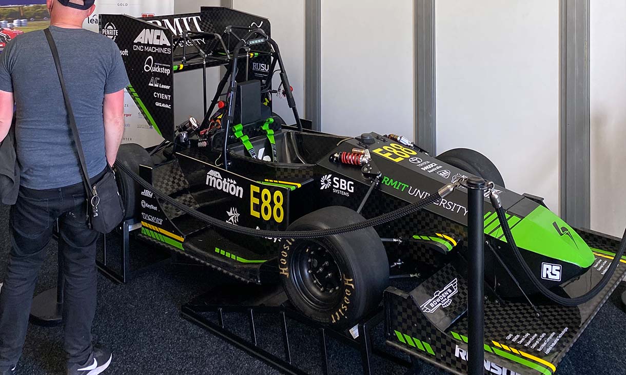 RMIT Electric Racing 2019 car