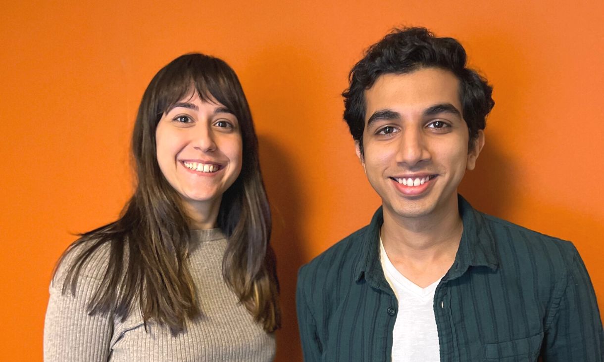 Paula Tenorio (left) and Arya Pawar (right)