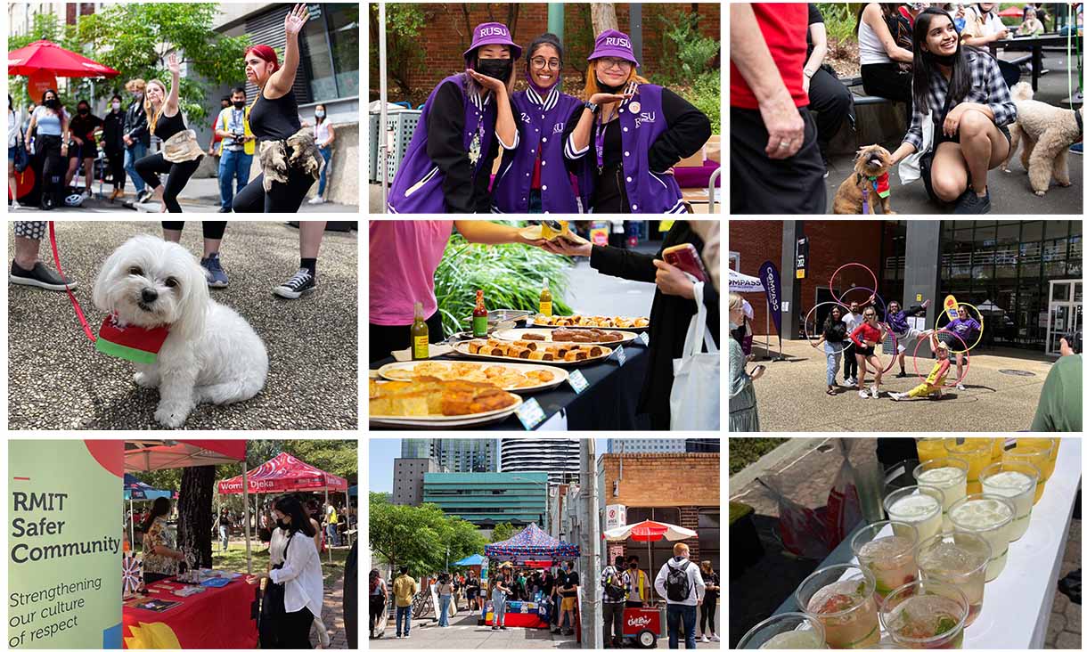Collection of photos from VE welcome week events