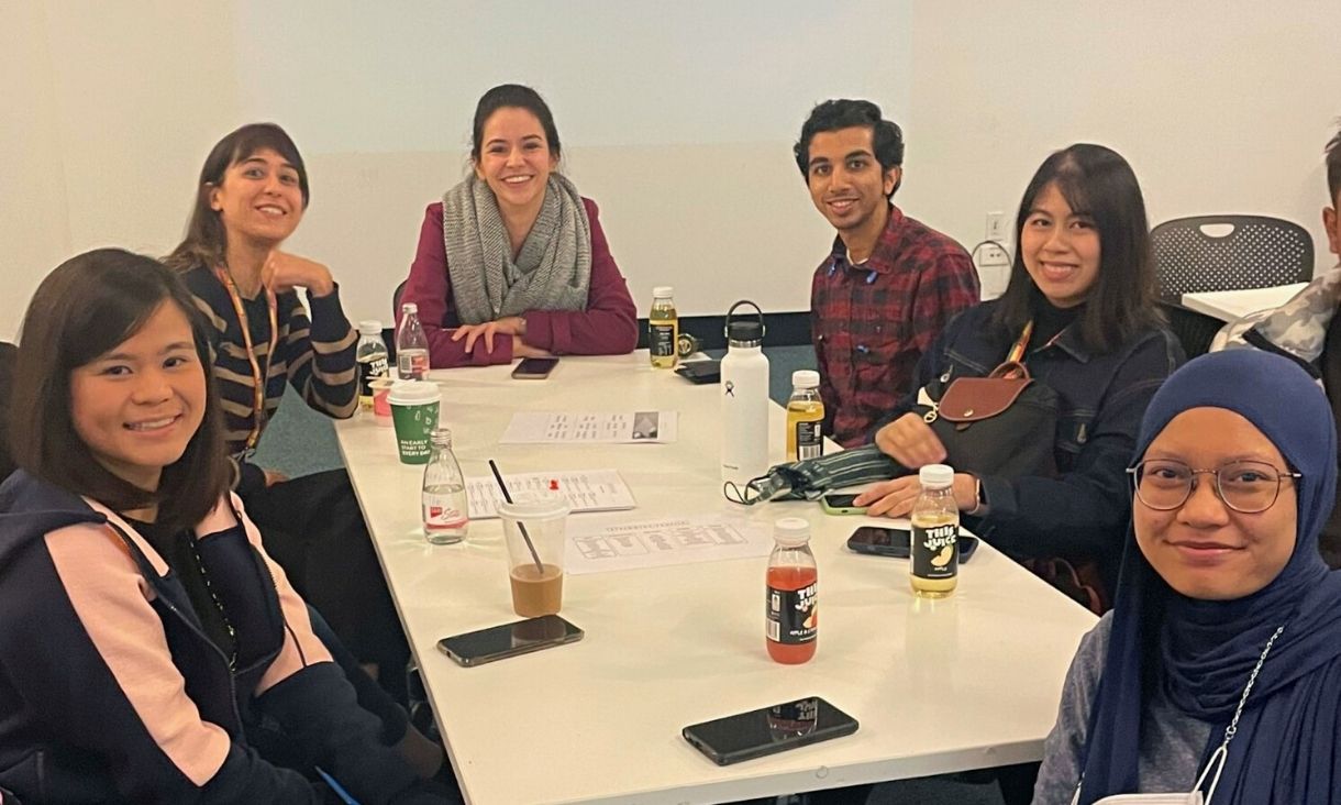 Students participate in a Coaching Program group workshop.