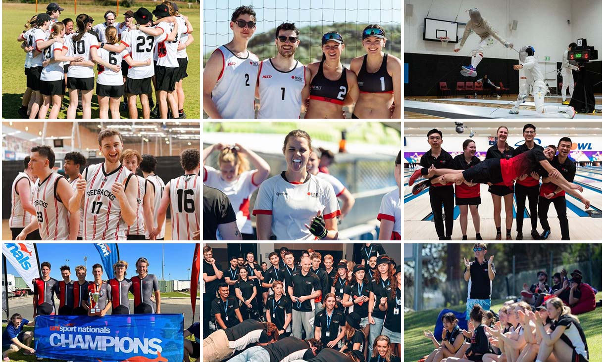 Nine photos from RMIT Redbacks at the UniSport Nationals