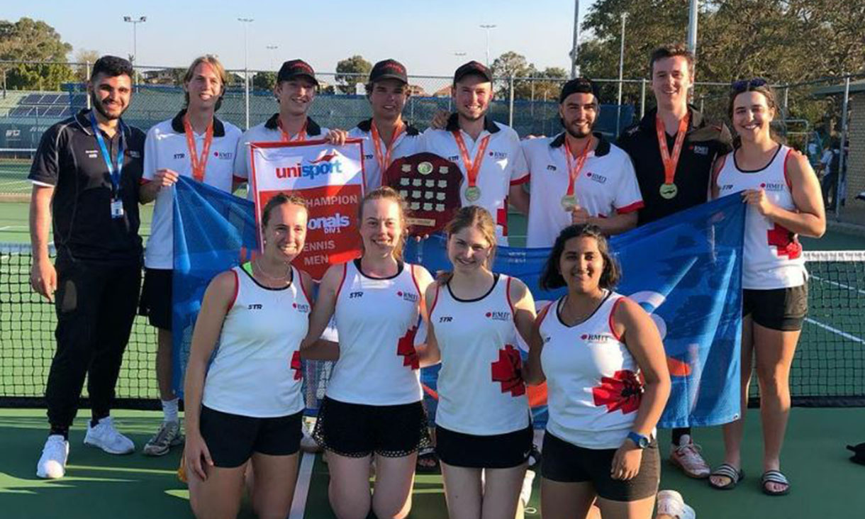 RMIT Mens tennis team