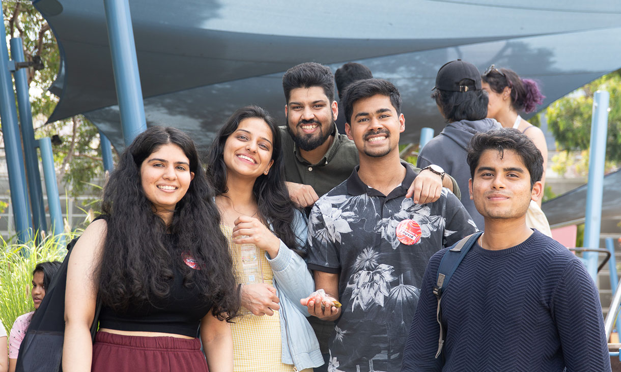 Five RMIT Kirrip Stewards.