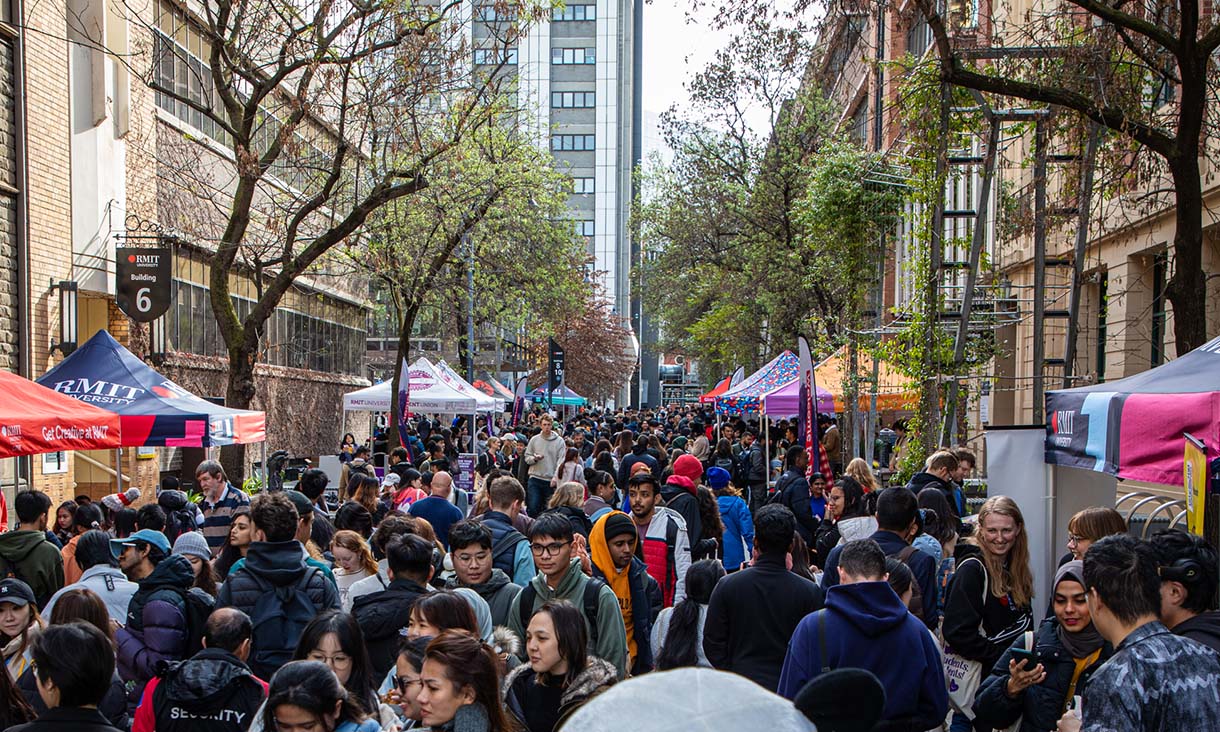 Large crowd at an event