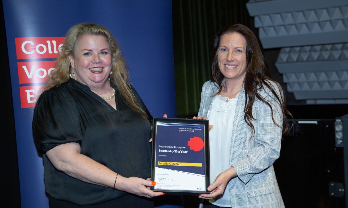 Jannelle Cleven rmit graduate