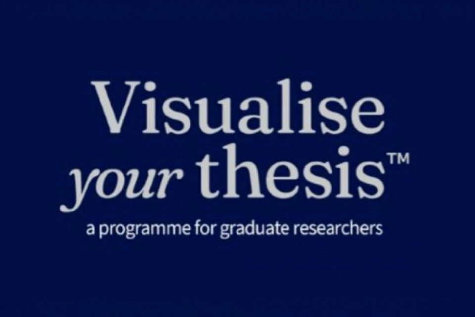 Silver text against navy blue background