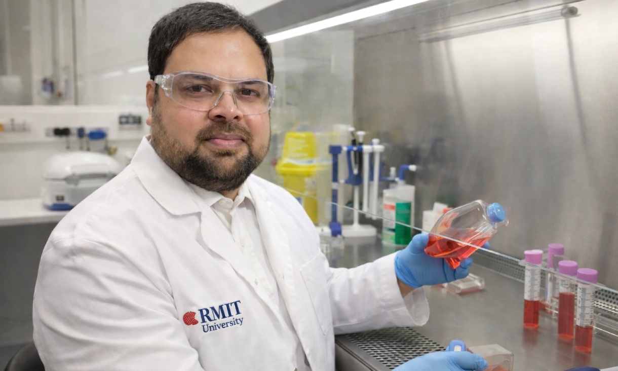 Person working in lab