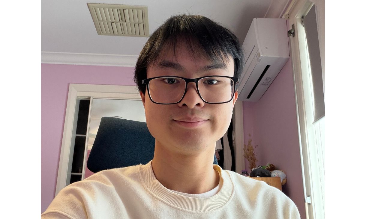 Computer Science student Ethan Zhang.