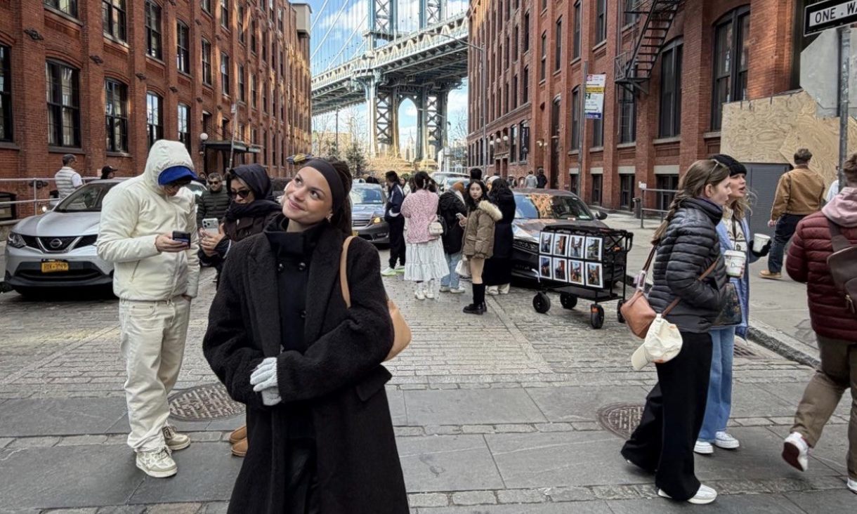 Louise King during her exchange in New York as the inaugural recipient of the Saskia Loer Hansen Memorial Scholarship.