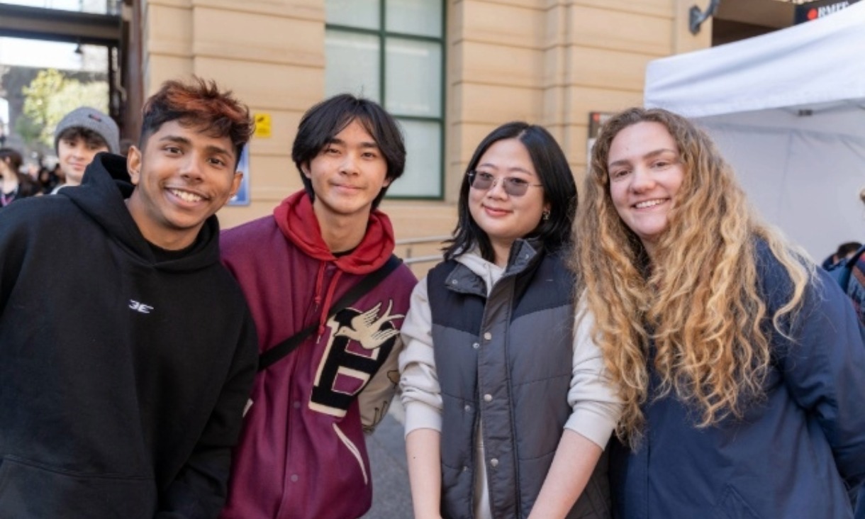 Students attend activities at RMIT O Week in 2025