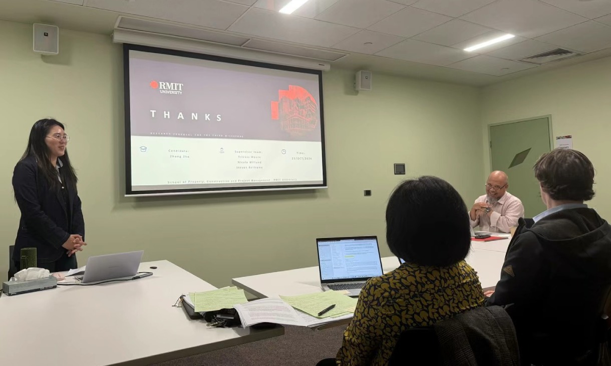 Person presenting to class
