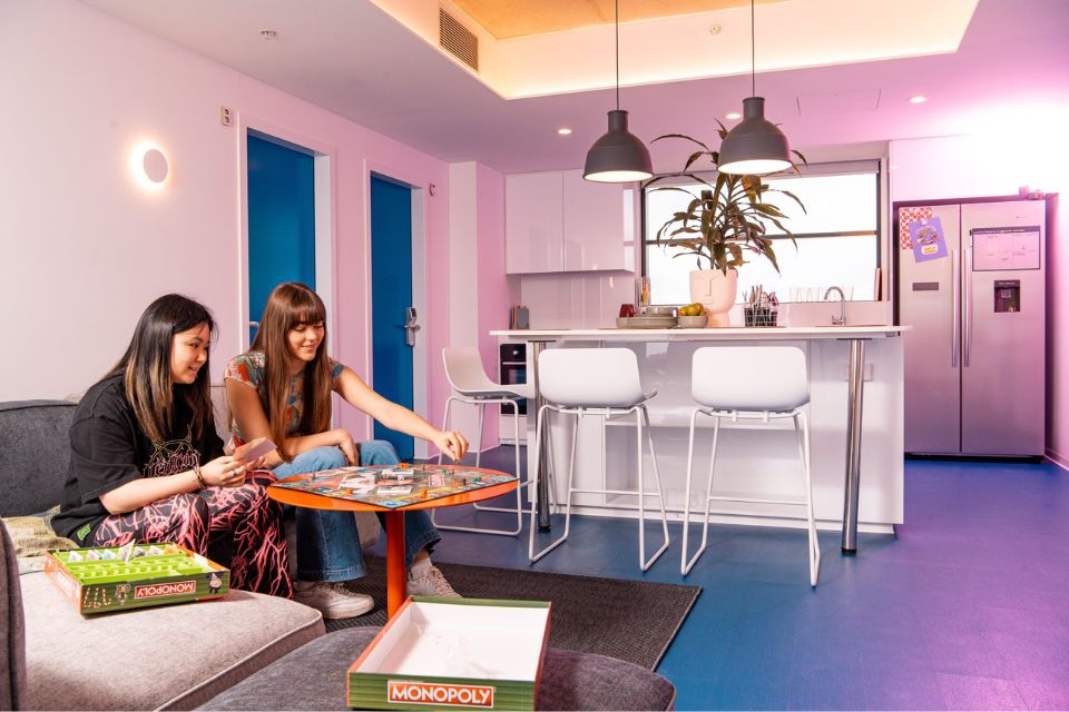 Interior of an apartment at Scape Carlton.
