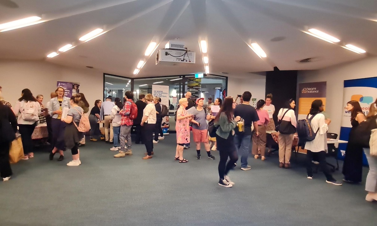 People standing in room