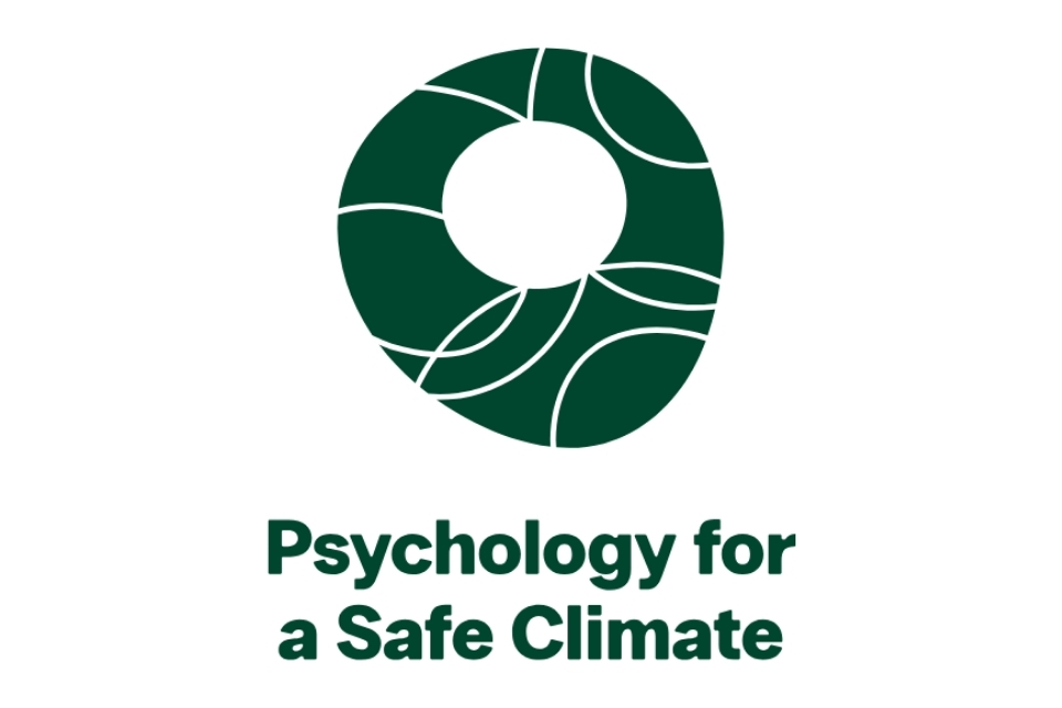 Green logo and text on white background