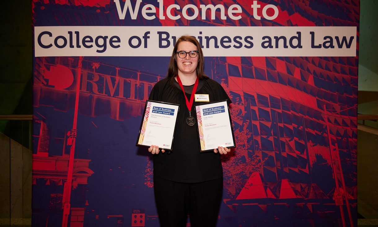 2023 College Business and Law Medal Recipient Violet Minehan