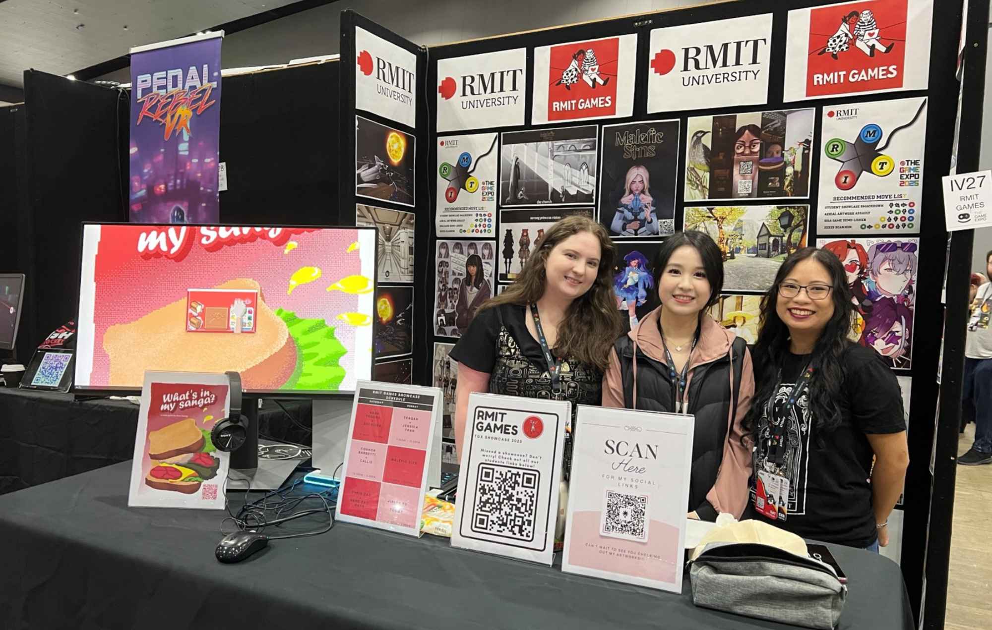 RMIT Games booth