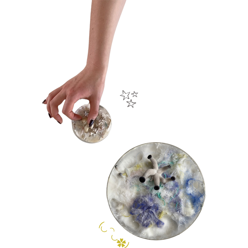 Shoes designed by Rute Chaves, 2018 Bachelor of Textiles (Design) honours graduate, using recycled plastics for Project 2 Fashion Communication