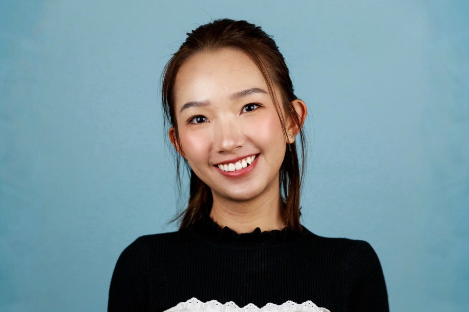 Profile shot of a female student.