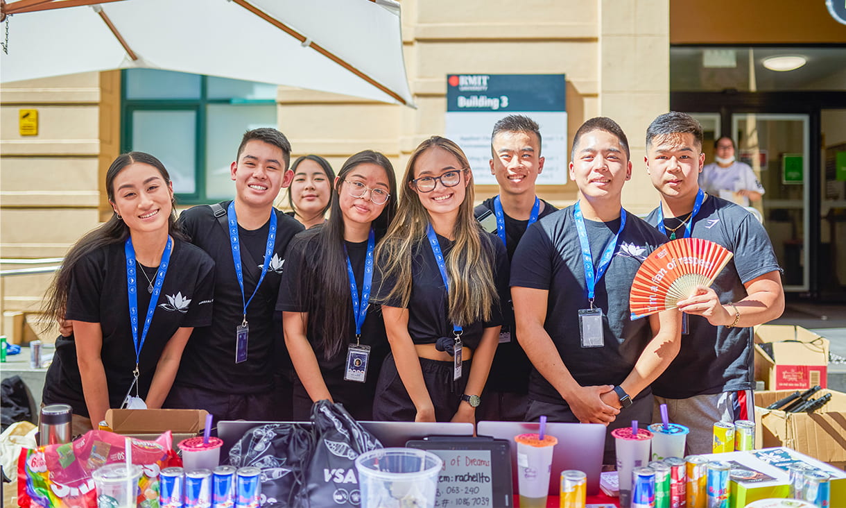 RMIT students at club day