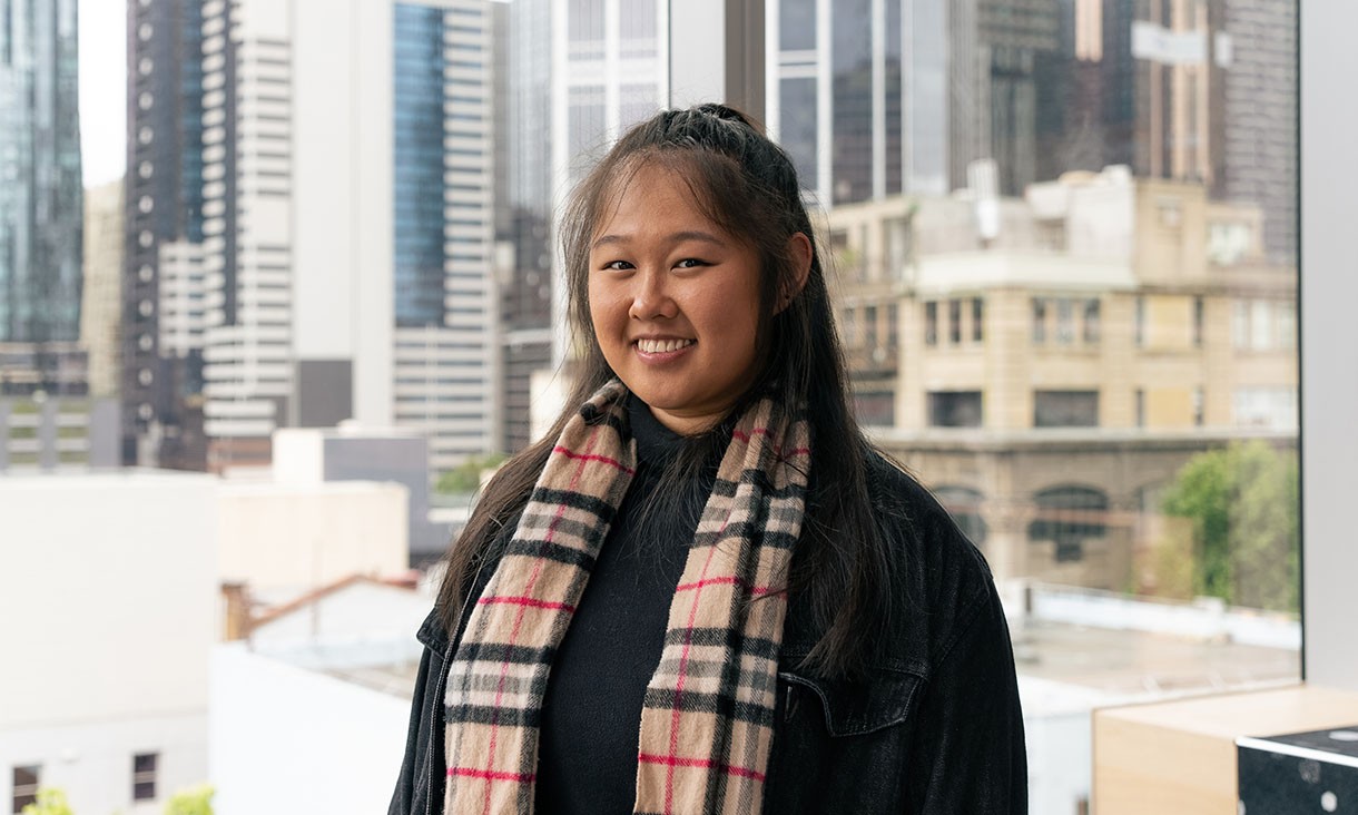 RMIT student, Winnie