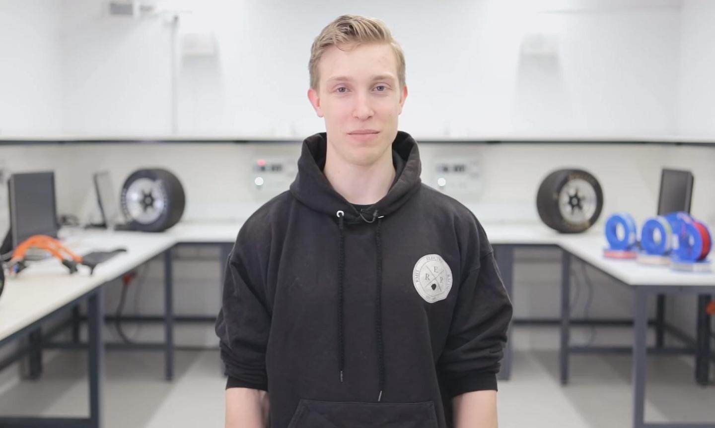 Mechanical Engineering student, Josh Gurtler