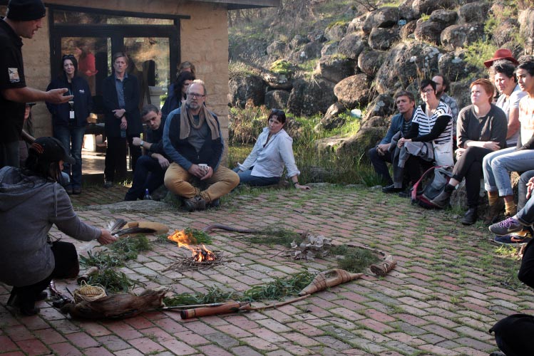 Forms for Encounter and Exchange: A Laughing Waters Artist Field School Residency, 2015.