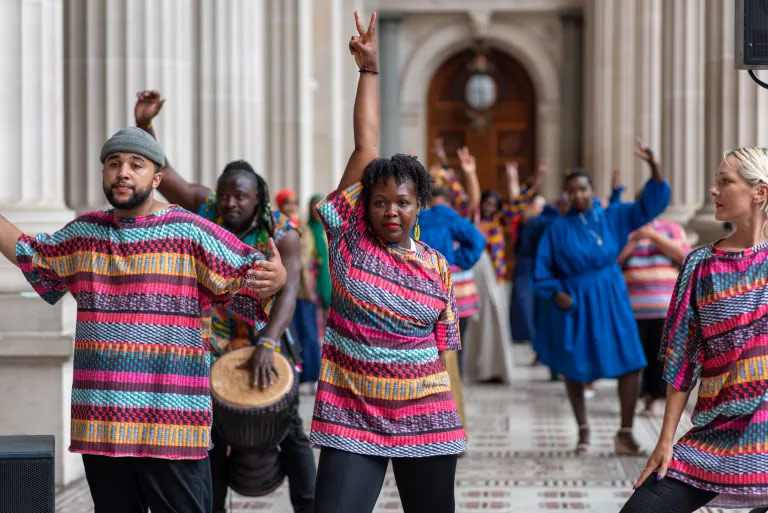 Takeover at Parliament Steps (2022) by Keelan O’Hehir.