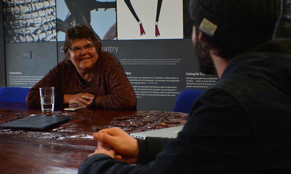Ms Eileen Alberts - Elder of the Gunditjmara and Mentor for the Winda Mara Aboriginal Corporation’s Land Management Program and Budj Bim Tours