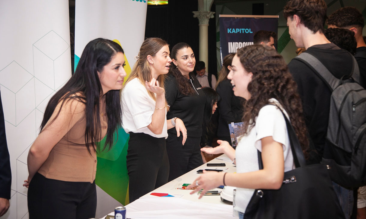 Highlights from previous RMIT PCPM Careers Fairs.