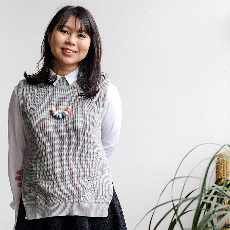 Portrait of Cindy Limardiono, Master of Communication Design student at RMIT