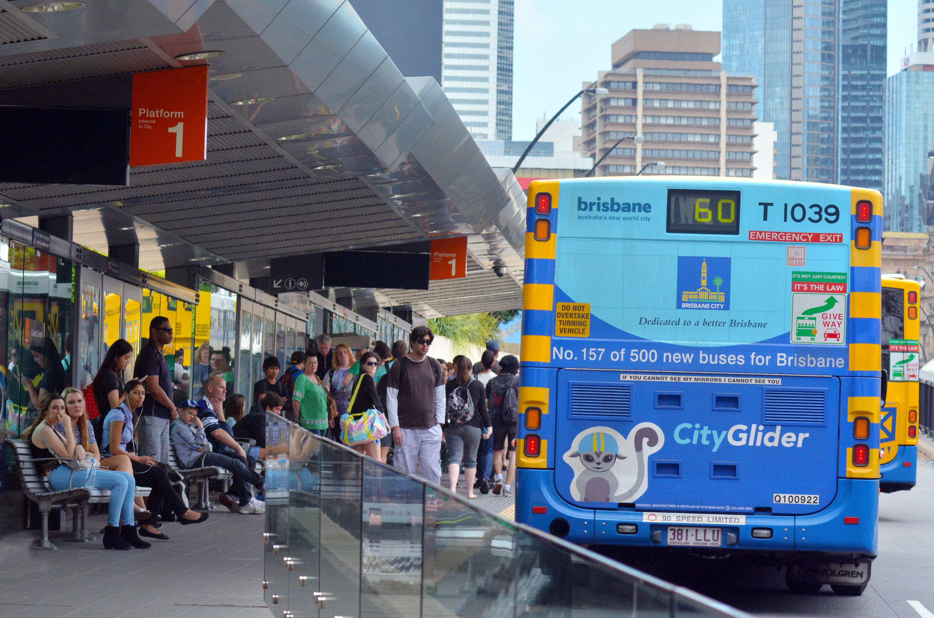 Brisbane bus stop