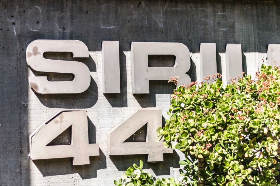 The entrance to the iconic Sirius building in Sydney which was formerly used for social housing.