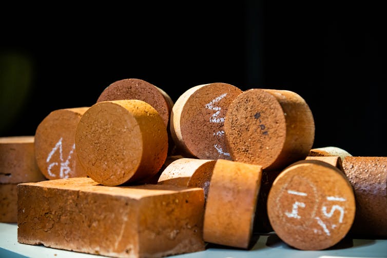 Bricks incorporated with biosolids are a sustainable solution to an environmental problem. RMIT media, Author provided