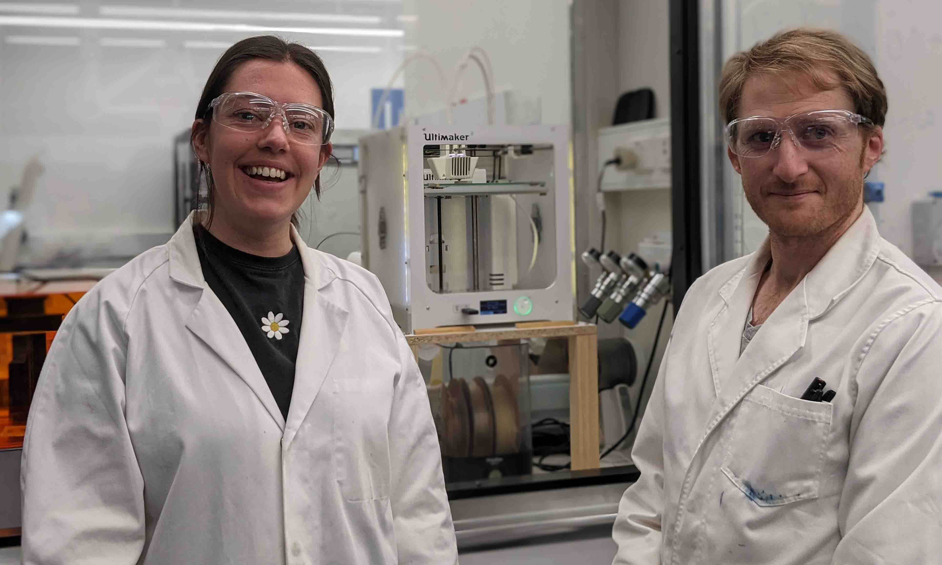 RMIT researchers Stephanie Doyle and Dr Cathal O’Connell.