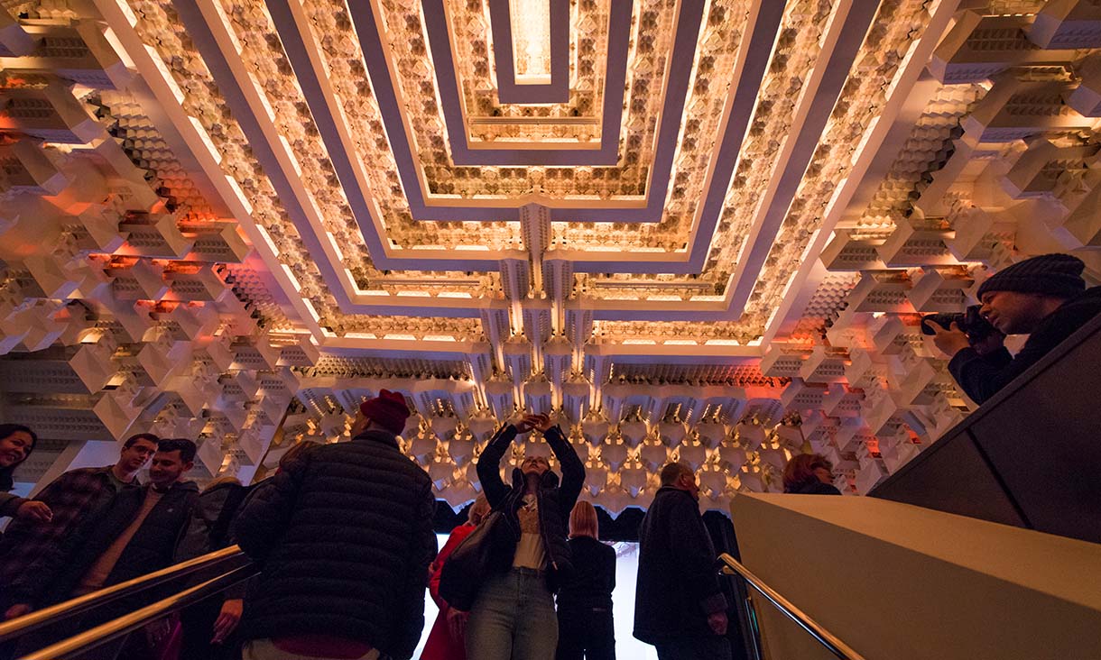 Capitol theatre ceiling at an event