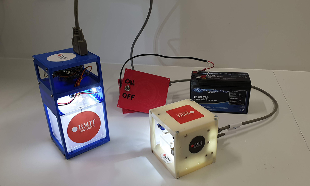 RMIT University science payloads designed for parabolic flight.