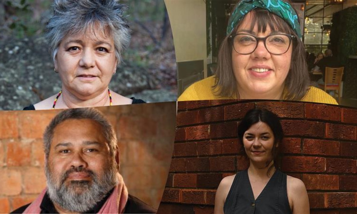 Blak and Bright Festival participants Melissa Lucashenko, Crystal McKinnon, Glenn Shea and Jazz Money.