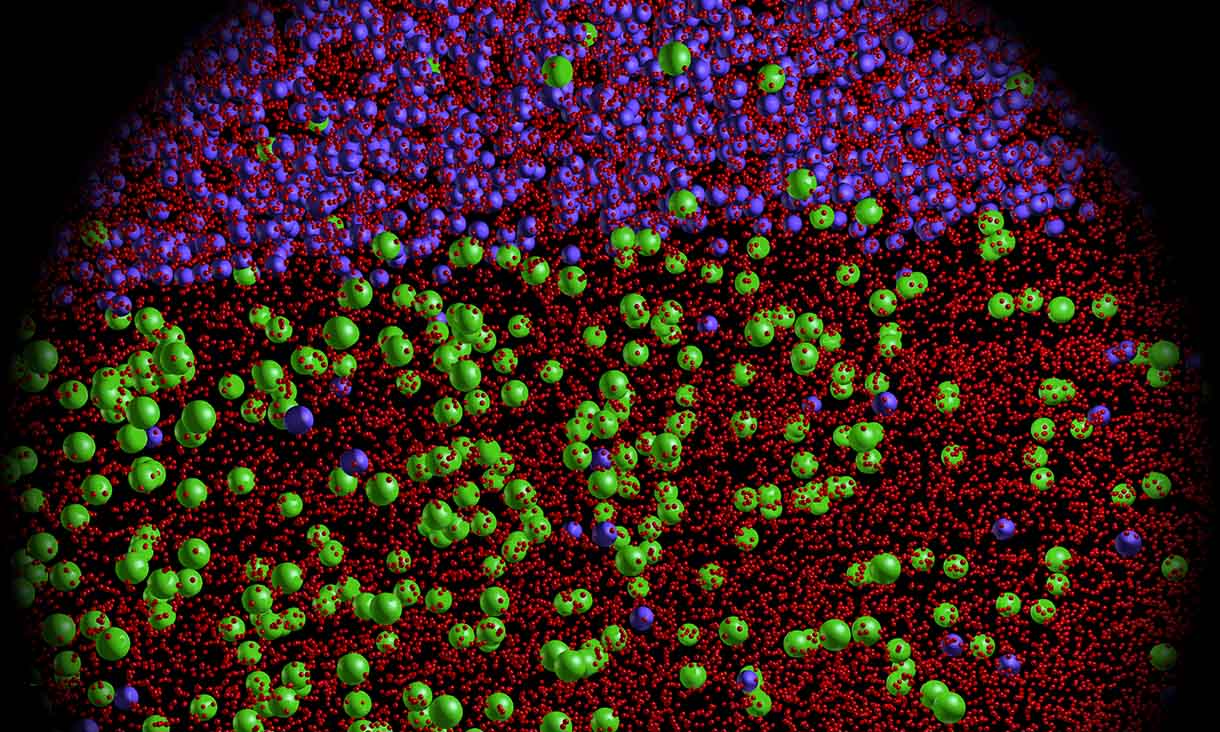 Atomic-scale microstructure across an alpha-beta interphase interface from a new alloy 3D-printed by the team using laser directed energy deposition. Credit: Ma Qian, Simon Ringer and colleagues