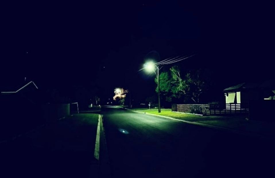 Study participant Mafu’s daily view as he leaves and returns home in endless darkness.