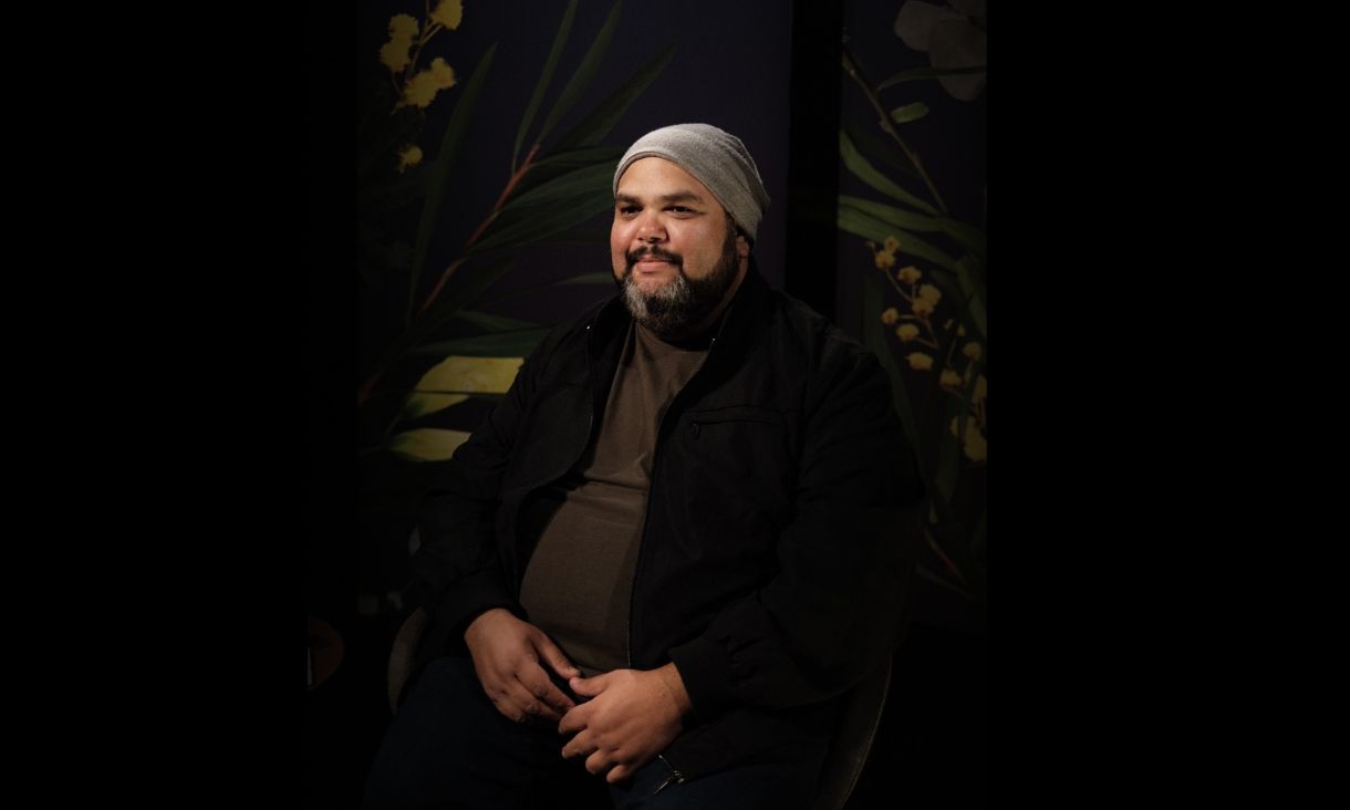 Emrhan Tjapanangka Abbott-Sultan, First Nations consultant, artist, and co-founder of Solid Lines