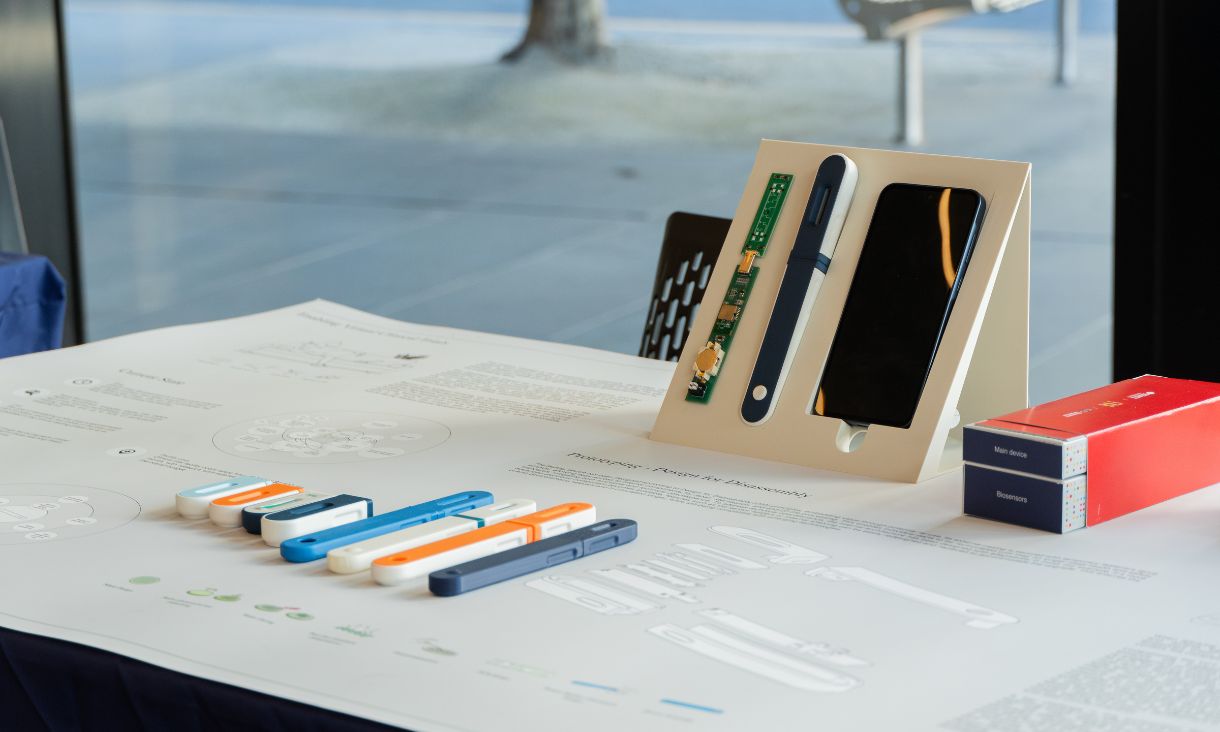 Display of technology.