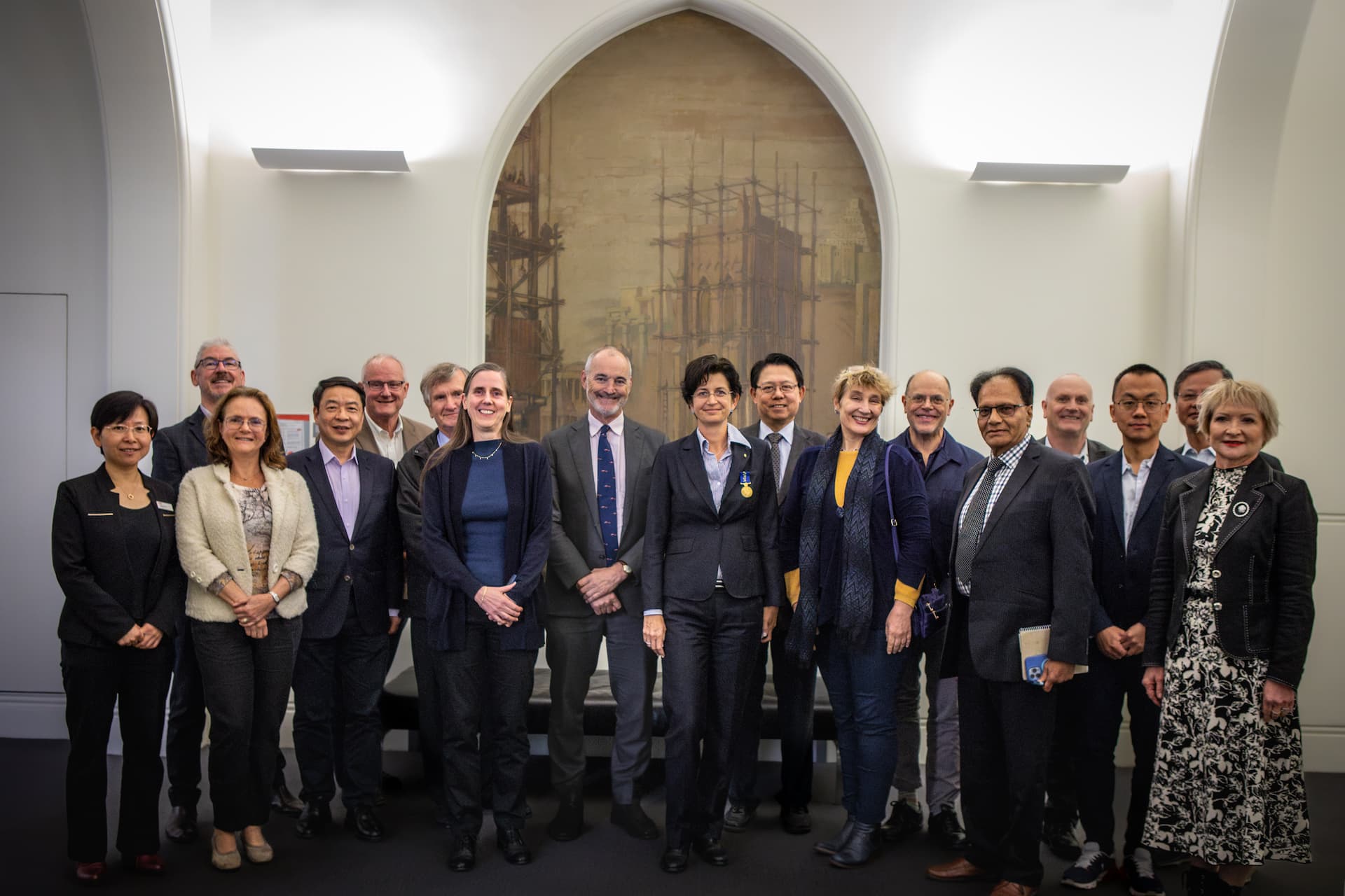 Corporate group photo