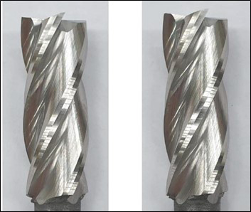 Finished cutting tools after grinding to the desired geometry
