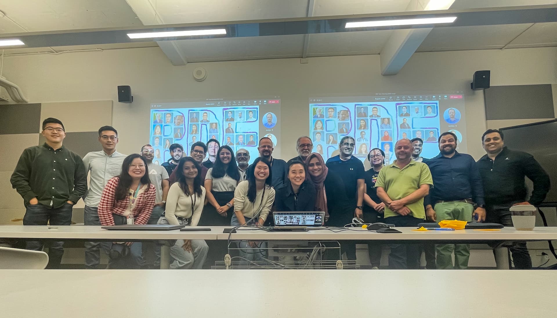 Photo of team members